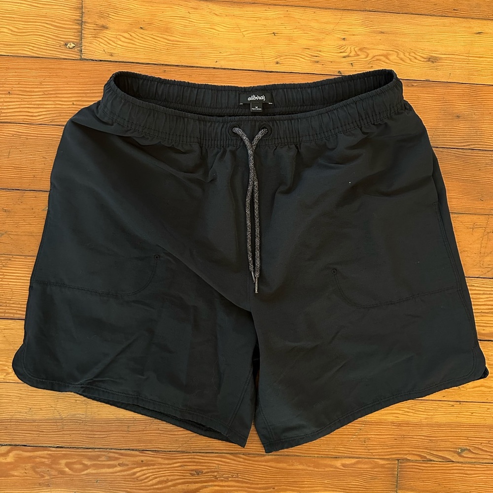 Allbirds running exercise shorts black size medium, never worn